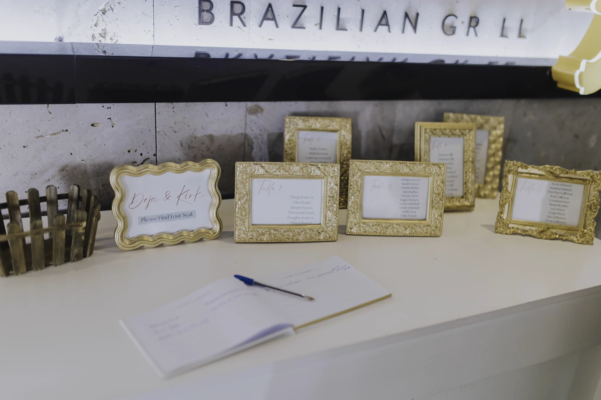Wedding seating cards and table details photographed in Punta Cana